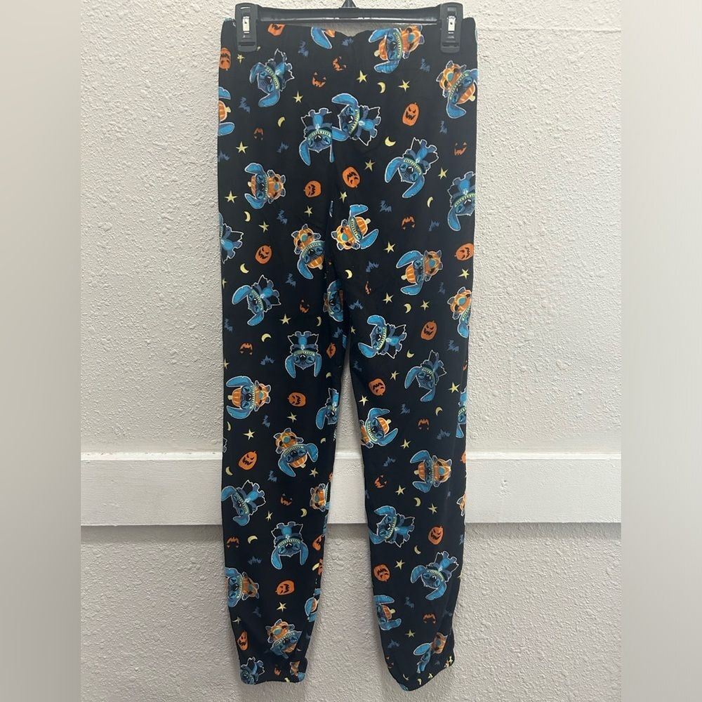 Disney Stich Halloween Pajama Pant Velour Joggers Size Small - Picture 4 of 4